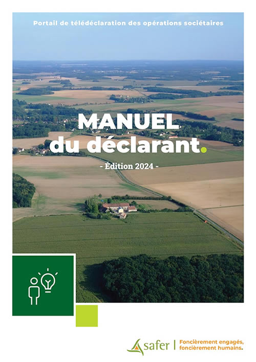 Espace sociétaires : manuel du déclarant couverture : télécharger le manuel en PDF en cliquant ici